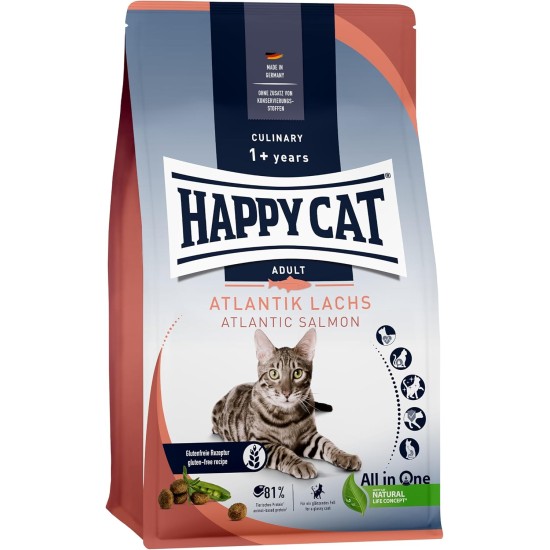 Happy Cat 70569 Culinary Adult Land Poultry Dry Cat Food for Adult Cats and Hangovers, 1.3 kg Content Happy Cat 70569 Culinary Adult Land Poultry Dry Cat Food for Adult Cats and Hangovers, 1.3 kg Content