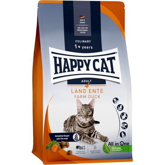 Happy Cat 70569 Culinary Adult Land Poultry Dry Cat Food for Adult Cats and Hangovers, 1.3 kg Content Happy Cat 70569 Culinary Adult Land Poultry Dry Cat Food for Adult Cats and Hangovers, 1.3 kg Content
