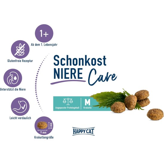 Happy Cat 70596 Care Stomach & Intestinal Dry Cat Food with Duck for Sensitive Cats and Hangovers 1.3 kg Content Happy Cat 70596 Care Stomach & Intestinal Dry Cat Food with Duck for Sensitive Cats and Hangovers 1.3 kg Content