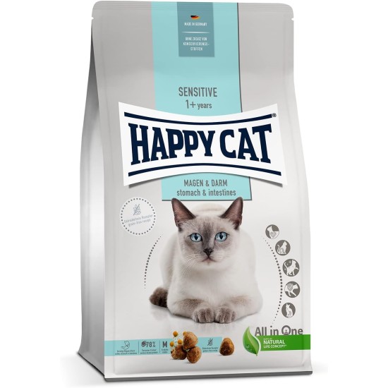 Happy Cat 70607 Sensitive Gentle Food Kidney Dry Cat Food with Poultry 1.3 kg Capacity Happy Cat 70607 Sensitive Gentle Food Kidney Dry Cat Food with Poultry 1.3 kg Capacity