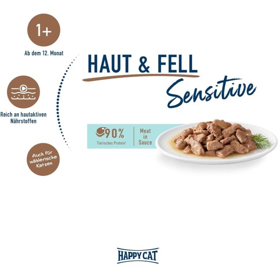 Happy Cat 70607 Sensitive Gentle Food Kidney Dry Cat Food with Poultry 1.3 kg Capacity Happy Cat 70607 Sensitive Gentle Food Kidney Dry Cat Food with Poultry 1.3 kg Capacity