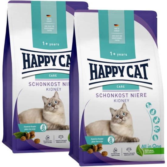 Happy Cat 70607 Sensitive Gentle Food Kidney Dry Cat Food with Poultry 1.3 kg Capacity Happy Cat 70607 Sensitive Gentle Food Kidney Dry Cat Food with Poultry 1.3 kg Capacity