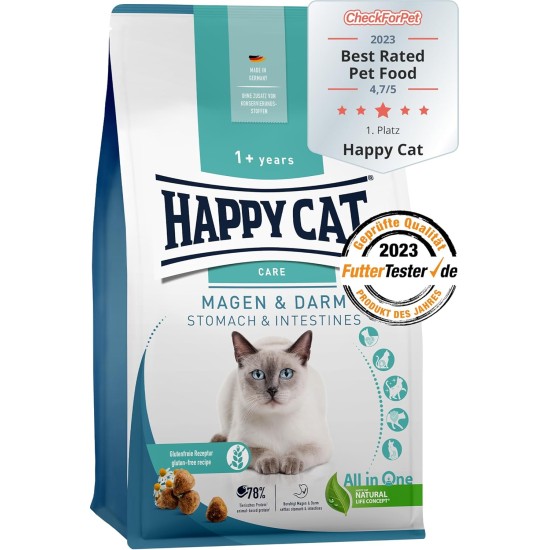 Happy Cat 70607 Sensitive Gentle Food Kidney Dry Cat Food with Poultry 1.3 kg Capacity Happy Cat 70607 Sensitive Gentle Food Kidney Dry Cat Food with Poultry 1.3 kg Capacity
