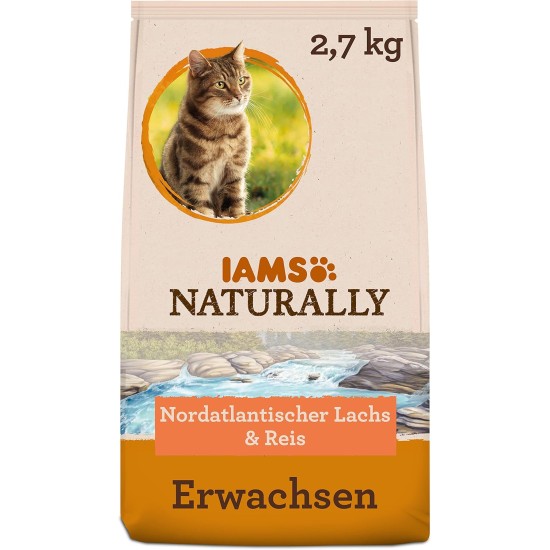 IAMS Naturally Adult Cat Salmon and Rice IAMS Naturally Adult Cat Salmon and Rice