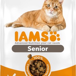 IAMS Senior Dry Cat Food with Chicken - Dry Food for Older Cats from 11 Years, 3 kg IAMS Senior Dry Cat Food with Chicken - Dry Food for Older Cats from 11 Years, 3 kg