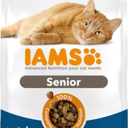 IAMS Senior Dry Cat Food with Tuna - Dry Food for Older Cats from 7 Years, 3 kg IAMS Senior Dry Cat Food with Tuna - Dry Food for Older Cats from 7 Years, 3 kg