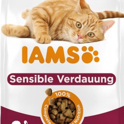 IAMS Sensitive Digestion Cat Food Dry with Turkey - Dry Food for Cats with Sensitive Stomachs from 1 Year, 10 kg IAMS Sensitive Digestion Cat Food Dry with Turkey - Dry Food for Cats with Sensitive Stomachs from 1 Year, 10 kg