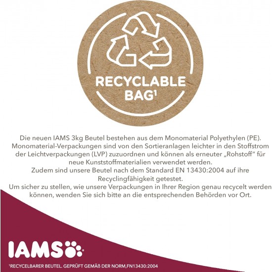 IAMS Sensitive Digestion Cat Food Dry with Turkey - Dry Food for Cats with Sensitive Stomachs from 1 Year, 10 kg IAMS Sensitive Digestion Cat Food Dry with Turkey - Dry Food for Cats with Sensitive Stomachs from 1 Year, 10 kg