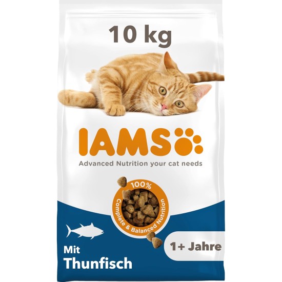 IAMS for Vitality Dry Cat Food with Chicken — Dry Food for Cats Aged 1-6 Years, 3 kg (Pack of 1) IAMS for Vitality Dry Cat Food with Chicken — Dry Food for Cats Aged 1-6 Years, 3 kg (Pack of 1)