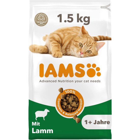 IAMS for Vitality Dry Cat Food with Chicken — Dry Food for Cats Aged 1-6 Years, 3 kg (Pack of 1) IAMS for Vitality Dry Cat Food with Chicken — Dry Food for Cats Aged 1-6 Years, 3 kg (Pack of 1)