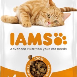 IAMS for Vitality Dry Cat Food with Chicken — Dry Food for Cats Aged 1-6 Years, 3 kg (Pack of 1) IAMS for Vitality Dry Cat Food with Chicken — Dry Food for Cats Aged 1-6 Years, 3 kg (Pack of 1)