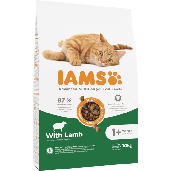 IAMS for Vitality Dry Cat Food with Chicken — Dry Food for Cats Aged 1-6 Years, 3 kg (Pack of 1) IAMS for Vitality Dry Cat Food with Chicken — Dry Food for Cats Aged 1-6 Years, 3 kg (Pack of 1)