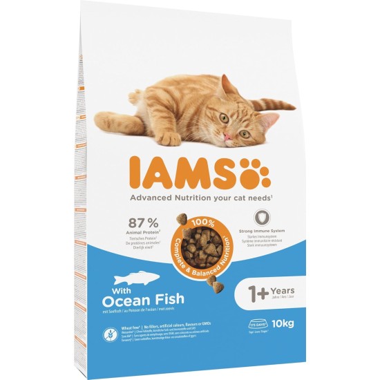 IAMS for Vitality Dry Cat Food with Chicken — Dry Food for Cats Aged 1-6 Years, 3 kg (Pack of 1) IAMS for Vitality Dry Cat Food with Chicken — Dry Food for Cats Aged 1-6 Years, 3 kg (Pack of 1)