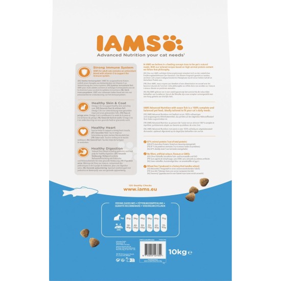 IAMS for Vitality Dry Cat Food with Chicken — Dry Food for Cats Aged 1-6 Years, 3 kg (Pack of 1) IAMS for Vitality Dry Cat Food with Chicken — Dry Food for Cats Aged 1-6 Years, 3 kg (Pack of 1)