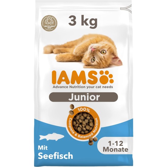 IAMS for Vitality Dry Food for Cats, Different Varieties, Junior IAMS for Vitality Dry Food for Cats, Different Varieties, Junior