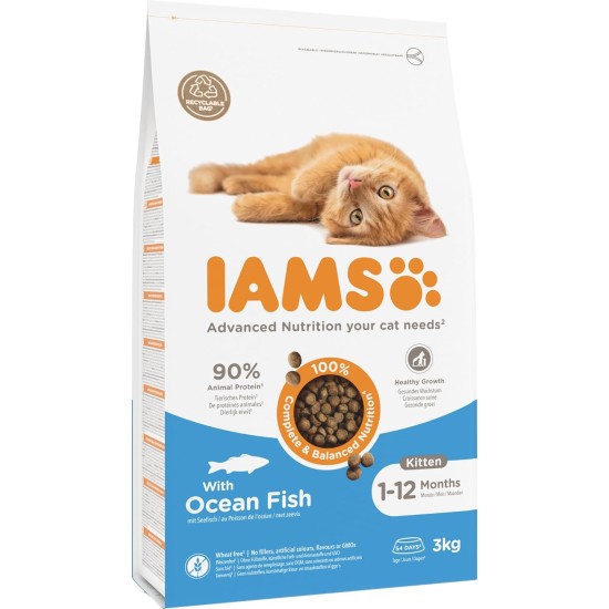 IAMS for Vitality Dry Food for Cats, Different Varieties, Junior IAMS for Vitality Dry Food for Cats, Different Varieties, Junior