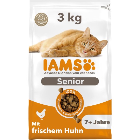 IAMS for Vitality Dry Food for Cats, Different Varieties, Senior IAMS for Vitality Dry Food for Cats, Different Varieties, Senior