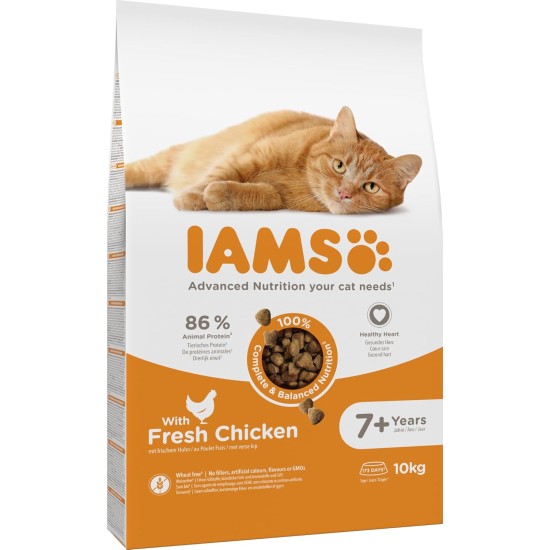 IAMS for Vitality Dry Food for Cats, Different Varieties, Senior IAMS for Vitality Dry Food for Cats, Different Varieties, Senior