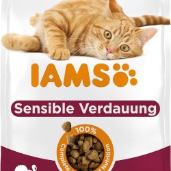IAMS for Vitality Sensitive Digestion Dry Cat Food - Dry Food for Cats with Sensitive Stomachs from 1 Year, 3 kg IAMS for Vitality Sensitive Digestion Dry Cat Food - Dry Food for Cats with Sensitive Stomachs from 1 Year, 3 kg