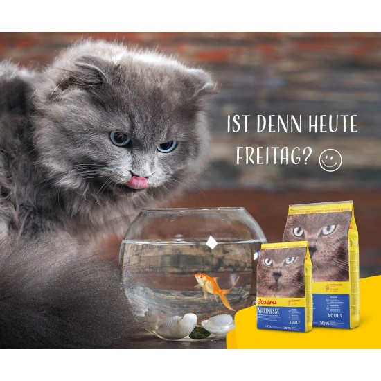 JOSERA Marinesse (1 x 400 g) | Adult | Premium Dry Food for Adult Allergic Cats | Salmon, Potato & Pea as Selected Protein Sources | Grain-Free | Cat Food | Pack of 1 JOSERA Marinesse (1 x 400 g) | Adult | Premium Dry Food for Adult Allergic Cats | Salmon, Potato & Pea as Selected Protein Sources | Grain-Free | Cat Food | Pack of 1