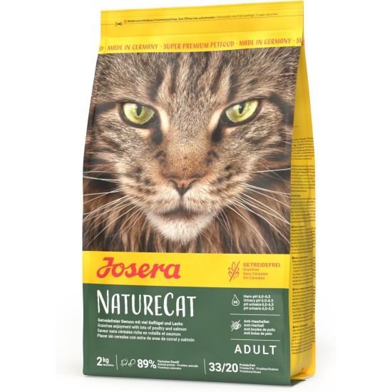 Josera Nature Cat - Complete Feed for Adult Cats - 2 kg (1 Pack) Josera Nature Cat - Complete Feed for Adult Cats - 2 kg (1 Pack)