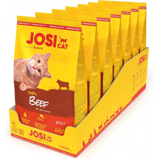 JosiCat Crispy Duck (3 x 1.9 kg) | Adult | Premium Dry Food for Cats | with Delicious Duck & Valuable Fatty Acids | Powered by Josera | Cat Food | Complete Food | Pack of 3 JosiCat Crispy Duck (3 x 1.9 kg) | Adult | Premium Dry Food for Cats | with Delicious Duck & Valuable Fatty Acids | Powered by Josera | Cat Food | Complete Food | Pack of 3