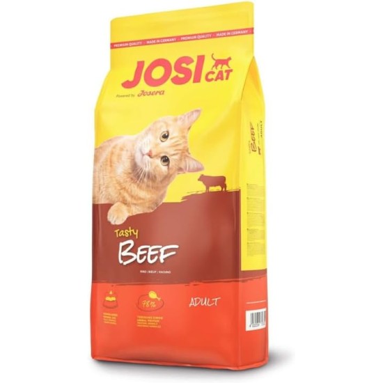 JosiCat Crunchy Chicken (3 x 1.9 kg) | Adult | Premium Dry Food for Cats | with Delicate Chicken & Valuable Fatty Acids | Powered by Josera | Cat Food | Complete Food | Pack of 3 JosiCat Crunchy Chicken (3 x 1.9 kg) | Adult | Premium Dry Food for Cats | with Delicate Chicken & Valuable Fatty Acids | Powered by Josera | Cat Food | Complete Food | Pack of 3