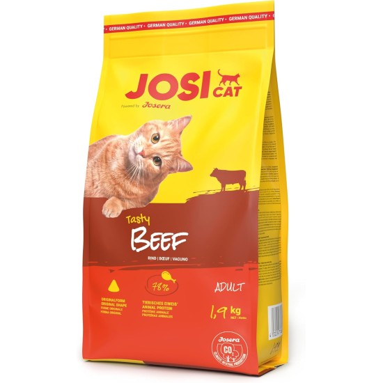 JosiCat Crunchy Chicken (3 x 1.9 kg) | Adult | Premium Dry Food for Cats | with Delicate Chicken & Valuable Fatty Acids | Powered by Josera | Cat Food | Complete Food | Pack of 3 JosiCat Crunchy Chicken (3 x 1.9 kg) | Adult | Premium Dry Food for Cats | with Delicate Chicken & Valuable Fatty Acids | Powered by Josera | Cat Food | Complete Food | Pack of 3