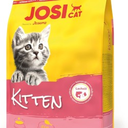 JosiCat Kitten (1 x 10 kg) Junior Premium Dry Food for Growing and Carrying & Lactating Cats with High Energy Content & Valuable Salmon Oil & Vitamins Powered by Josera Pack of 1