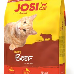 JosiCat Tasty Beef (1 x 10 kg) | Adult | Premium Dry Food for Cats | with Hearty Beef - Very Well Tolerated Formula | Powered by Josera | Cat Food | Complete Food | Pack of 1