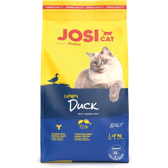 JosiCat Tasty Beef (7 x 650 g) | Adult | Premium Dry Food for Cats | with Hearty Beef - Very Well Tolerated Formula | Powered by Josera | Cat Food | Complete Food | Pack of 7 JosiCat Tasty Beef (7 x 650 g) | Adult | Premium Dry Food for Cats | with Hearty Beef - Very Well Tolerated Formula | Powered by Josera | Cat Food | Complete Food | Pack of 7