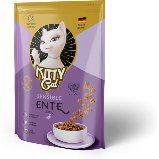 KITTY Cat Chicken Kitten, 800 g, Dry Food with High Meat Content for Junior Cats, Grain-Free Cat Food with Taurine and Salmon Oil, Made in Germany KITTY Cat Chicken Kitten, 800 g, Dry Food with High Meat Content for Junior Cats, Grain-Free Cat Food with Taurine and Salmon Oil, Made in Germany