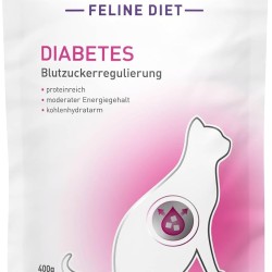 Kattovit - Diabetes Dry Food for Cats | Diet Cat Dry Food Especially for Cats with Diabetes or Obesity. Blood Glucose Regulating Cat Diet Food | 6 x 400 g Kattovit - Diabetes Dry Food for Cats | Diet Cat Dry Food Especially for Cats with Diabetes or Obesity. Blood Glucose Regulating Cat Diet Food | 6 x 400 g