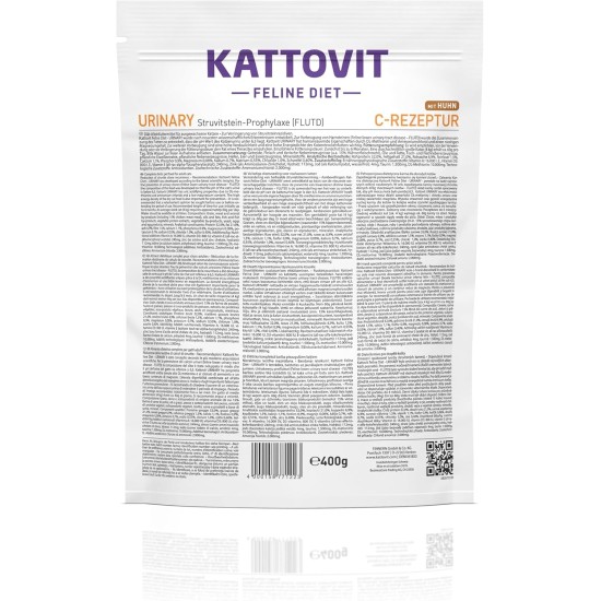 Kattovit - Kidney / Renal Dry Cat Food | Cat Dry Food to Support Kidney Function for Adult Cats Diet Food as Complete Food | 6 x 400g Chicken Kattovit - Kidney / Renal Dry Cat Food | Cat Dry Food to Support Kidney Function for Adult Cats Diet Food as Complete Food | 6 x 400g Chicken