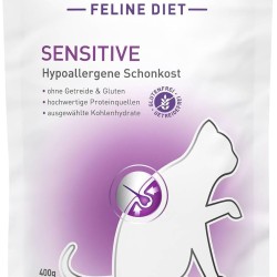 Kattovit - Sensitive Dry Food for Cats | Diet Cat Food as Complete Food. Hypoallergenic Gentle Food for Adult Cats. Gluten & Grain-Free Cat Dry Food | 6 x 400 g