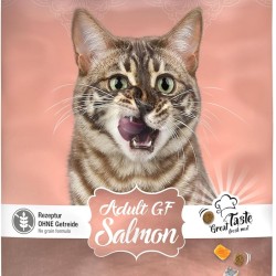 LEONARDO Adult GF Salmon [7.5 kg] Cat Food, Grain-Free Dry Food for Cats, Complete Food for Adult Cats of All Breeds from 1 Year