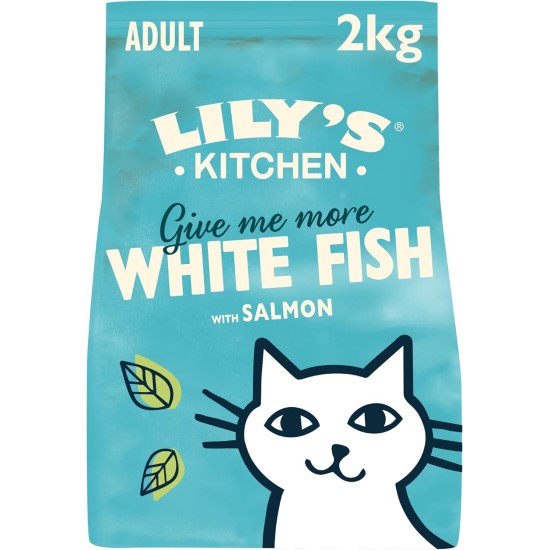 Lily's Kitchen Fabulous Fish Complete Natural Dry Food for Cats, 2 kg Lily's Kitchen Fabulous Fish Complete Natural Dry Food for Cats, 2 kg