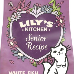 Lily's Kitchen Made with natural ingredients, dry food for cats, white fish with turkey and trout, grain-free formula, 4 x 800 g Lily's Kitchen Made with natural ingredients, dry food for cats, white fish with turkey and trout, grain-free formula, 4 x 800 g