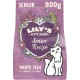 Lily's Kitchen Made with natural ingredients, dry food for cats, white fish with turkey and trout, grain-free formula, 4 x 800 g Lily's Kitchen Made with natural ingredients, dry food for cats, white fish with turkey and trout, grain-free formula, 4 x 800 g