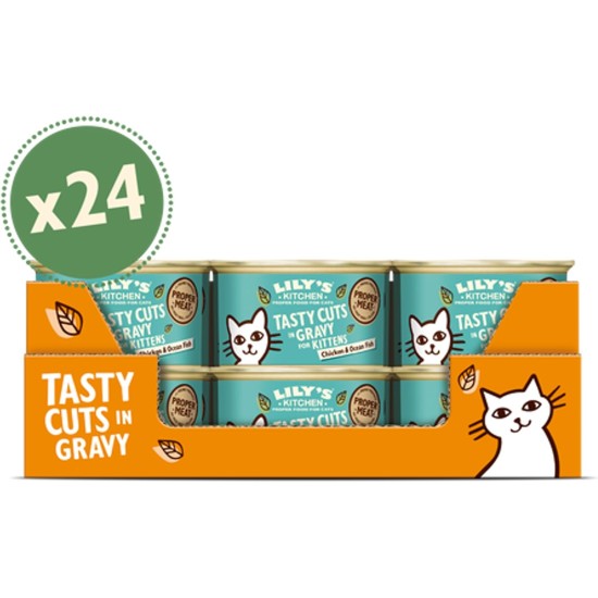 Lily's Kitchen Natural Kitten Dry Cat Food Chicken & White Fish (4 x 800 g) Lily's Kitchen Natural Kitten Dry Cat Food Chicken & White Fish (4 x 800 g)