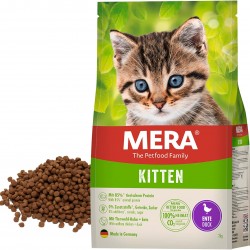 MERA Cats Kitten Duck (2 kg), Dry Food for Adolescent Cats and Kittens, Grain-Free & Sustainable, Cat Dry Food with High Meat Content MERA Cats Kitten Duck (2 kg), Dry Food for Adolescent Cats and Kittens, Grain-Free & Sustainable, Cat Dry Food with High Meat Content