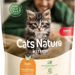 MERA Cats Nature Chicken Premium Kitten Dry Food for Cats, 2 kg, Grain-Free and Sugar-Free, Cat Food, Dry with High Meat Content and Colostrum, Dry Cat Food MERA Cats Nature Chicken Premium Kitten Dry Food for Cats, 2 kg, Grain-Free and Sugar-Free, Cat Food, Dry with High Meat Content and Colostrum, Dry Cat Food