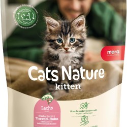 MERA Cats Nature Salmon Premium Kitten Dry Food for Cats, 2 kg, Grain-Free and Sugar-Free, Cat Food Dry with High Meat Content & Colostrum, Dry Cat Food MERA Cats Nature Salmon Premium Kitten Dry Food for Cats, 2 kg, Grain-Free and Sugar-Free, Cat Food Dry with High Meat Content & Colostrum, Dry Cat Food