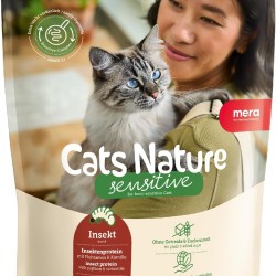 MERA Cats Nature Sensitive Insect Cat Food Dry 2 kg Mono Protein, Grain-Free & Sugar-Free Cat Dry Food High Meat Content & Easy to Digest MERA Cats Nature Sensitive Insect Cat Food Dry 2 kg Mono Protein, Grain-Free & Sugar-Free Cat Dry Food High Meat Content & Easy to Digest