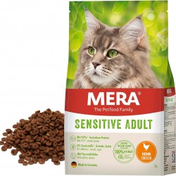 MERA Cats Sensitive Adult Chicken (2 kg), Dry Food for Cats, Grain-Free & Sustainable, with High Meat Content MERA Cats Sensitive Adult Chicken (2 kg), Dry Food for Cats, Grain-Free & Sustainable, with High Meat Content