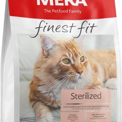 MERA Finest fit Sterilised (1.5 kg), Dry Cat Food for Sterilised or Neutered Cats, Low-Fat Dry Food with Fresh Poultry and Salmon Oil, Sugar Free MERA Finest fit Sterilised (1.5 kg), Dry Cat Food for Sterilised or Neutered Cats, Low-Fat Dry Food with Fresh Poultry and Salmon Oil, Sugar Free