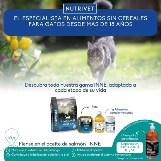 NUTRI-VET nutrivet Inne from 1 year to Fish Adult Cat 1.5 kg Bag NUTRI-VET nutrivet Inne from 1 year to Fish Adult Cat 1.5 kg Bag
