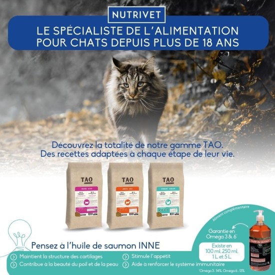 NUTRIVET - TAO - Elderly Cat - 8 kg NUTRIVET - TAO - Elderly Cat - 8 kg