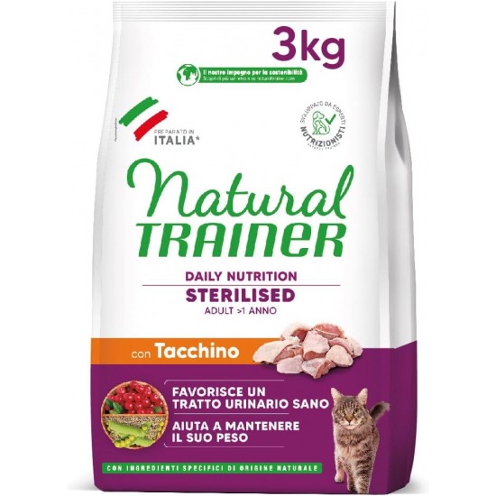 Natural Tr. Adult Cat Sterilised White Meat Kg. 3 Natural Tr. Adult Cat Sterilised White Meat Kg. 3