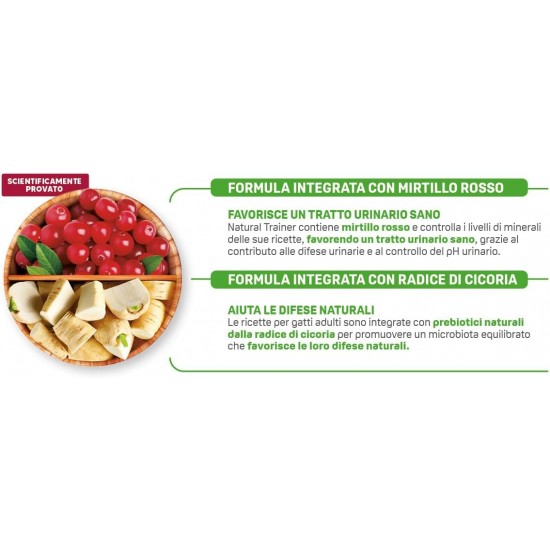 Natural Trainer with Fresh Chicken 3kg-Dry Mangimi for Cats Crocettes, Multicoloured, One Size Natural Trainer with Fresh Chicken 3kg-Dry Mangimi for Cats Crocettes, Multicoloured, One Size
